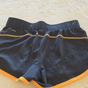 Reebok Black and Orange Athletic Shorts